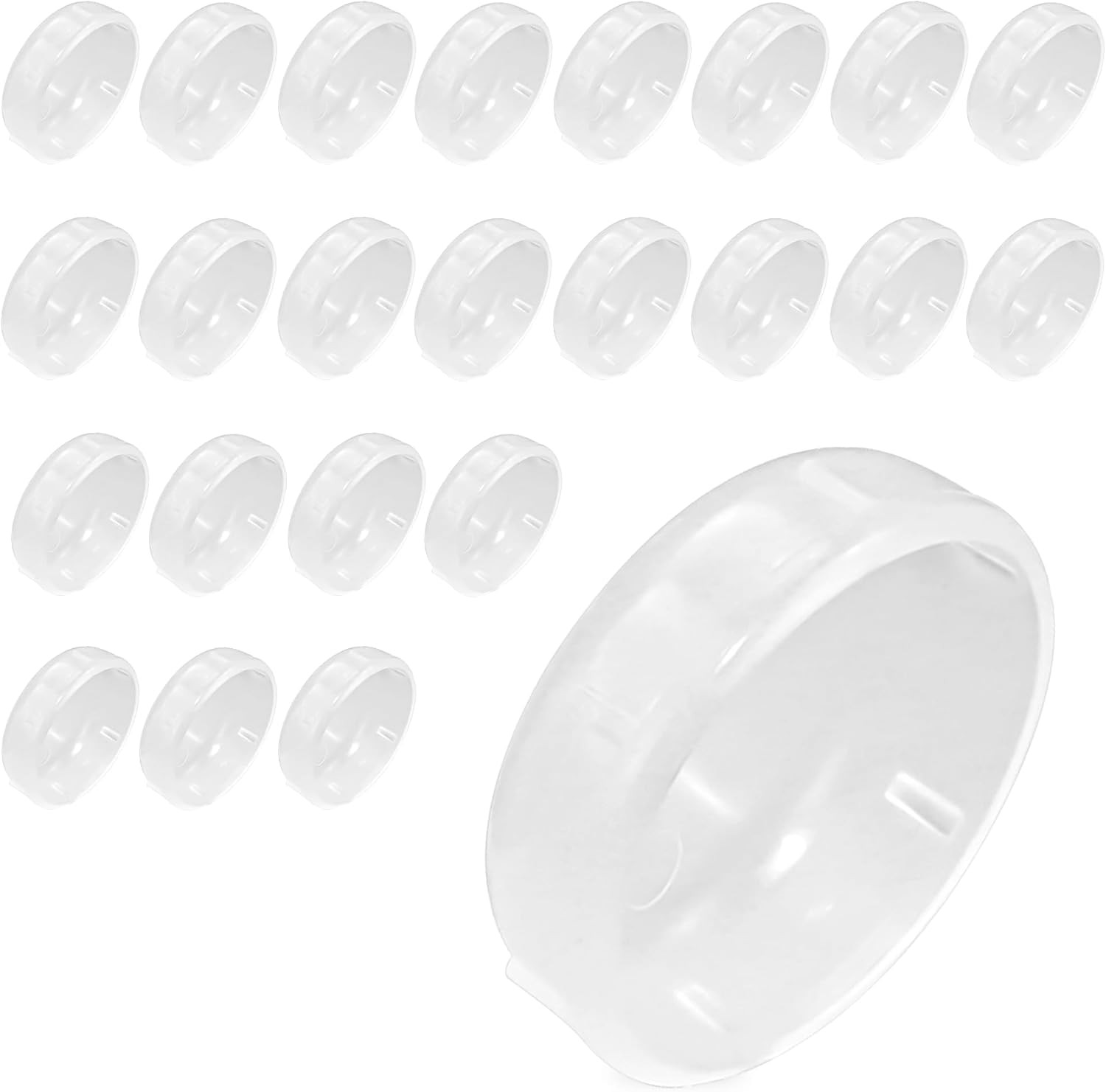 24 Pack of 1-1/2″ Wrought Iron Patio Furniture Feet Glides Cups by Furniture Le