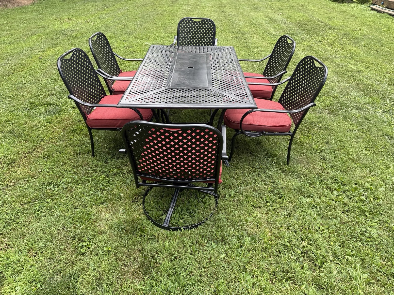Hampton Bay Patio Set Table & 6 Chairs