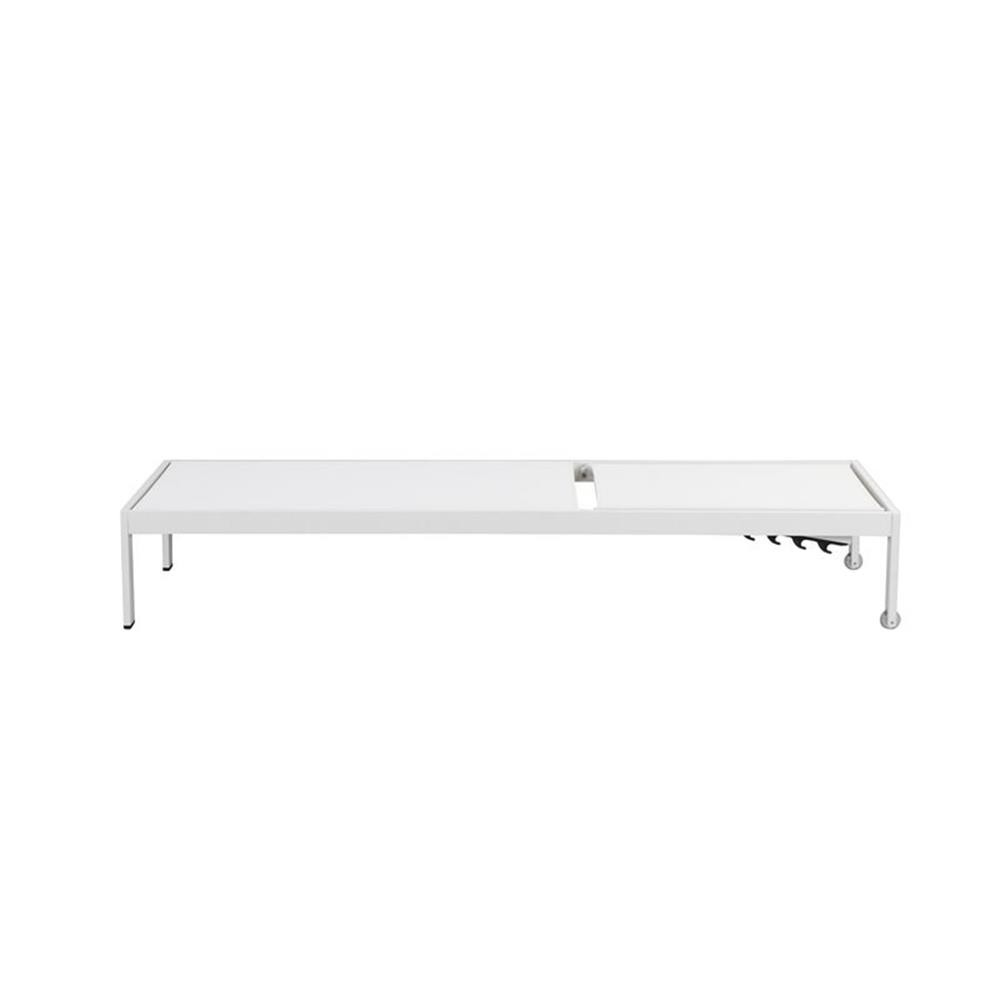 Pemberly Row Contemporary 13-piece Aluminum Patio Dining Set in White