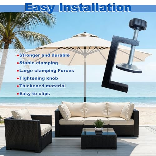 3 Inch Adjustable Patio Furniture Clips, Sectional Couch Connectors for