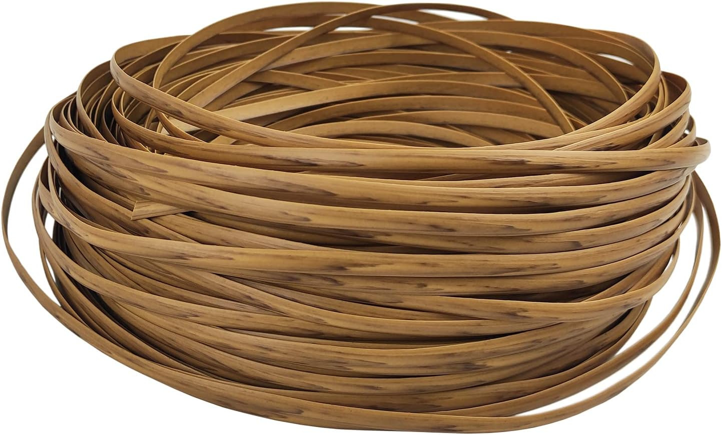 40M/131Ft 7Mm Light Wood Wicker Repair Kit, PE Rattan Repair Kit for Wicker Chai