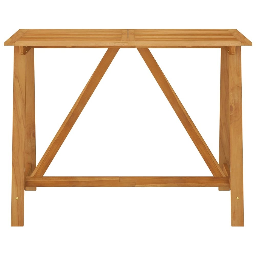 Garden Bar Set Grey Solid acacia wood Medium Removable Covers