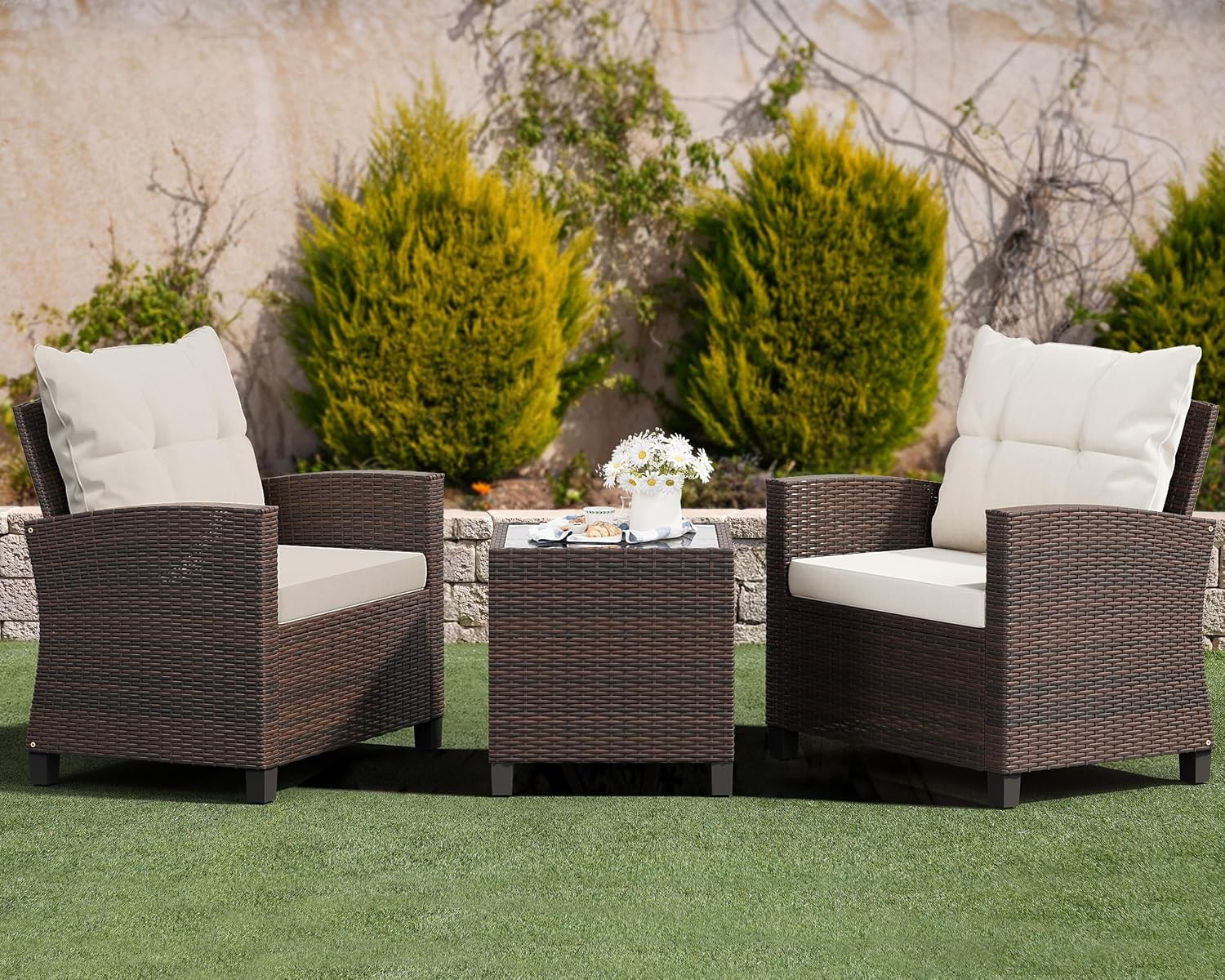 PE Rattan Wicker Outdoor Patio Furniture Set