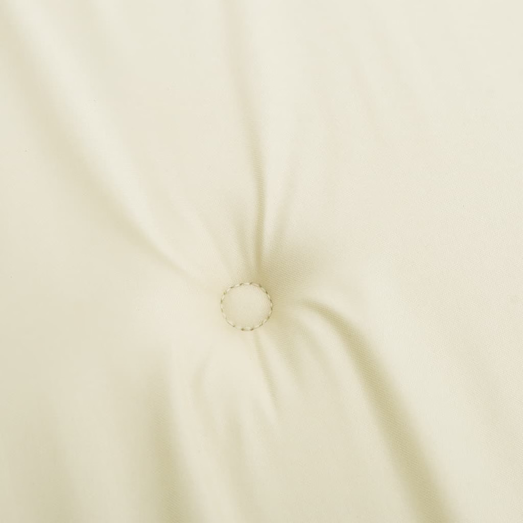 Garden Bench Cushion Cream Oxford fabric (100% polyester)