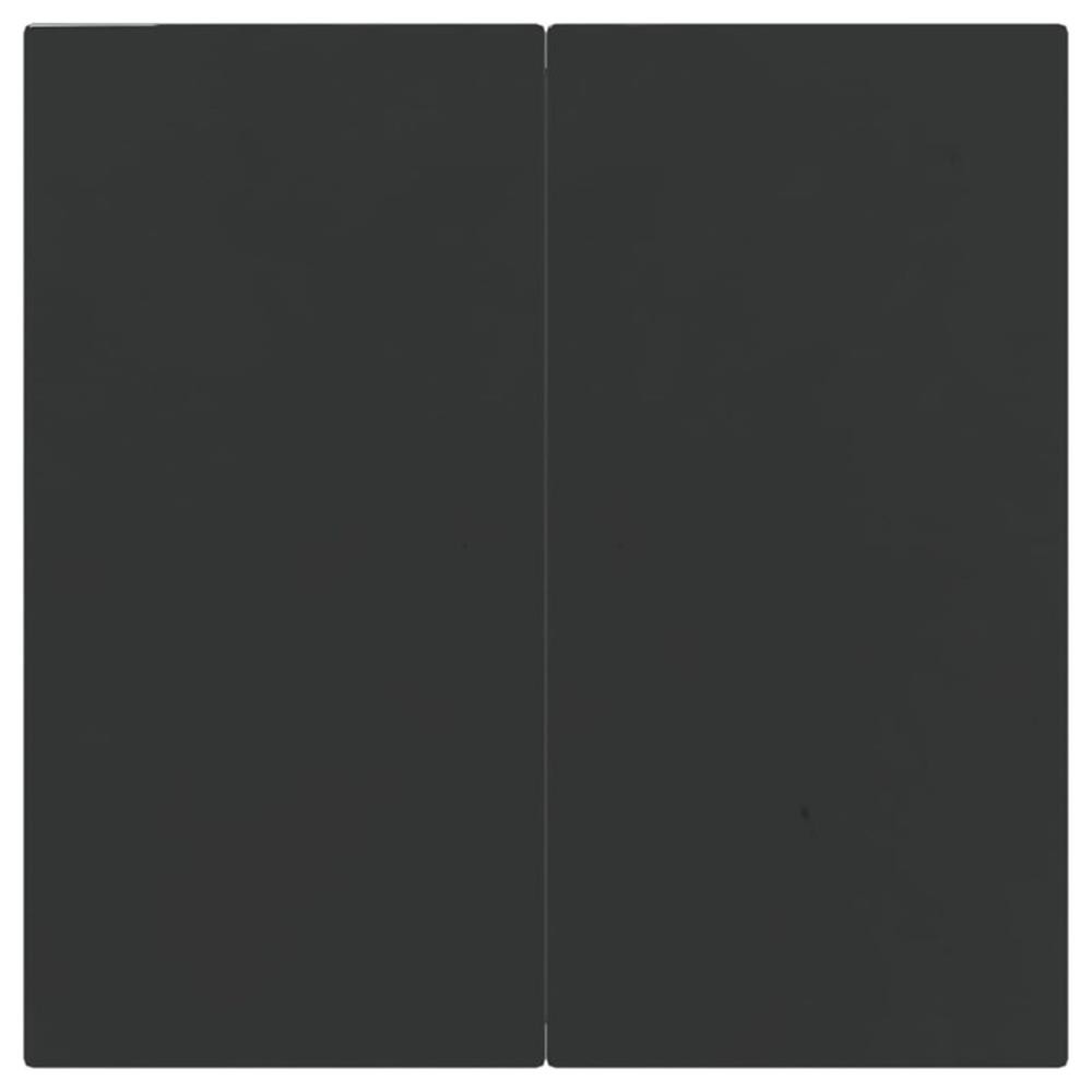Bowery Hill Contemporary 3 Piece Garden Dining Set in Black/Brown