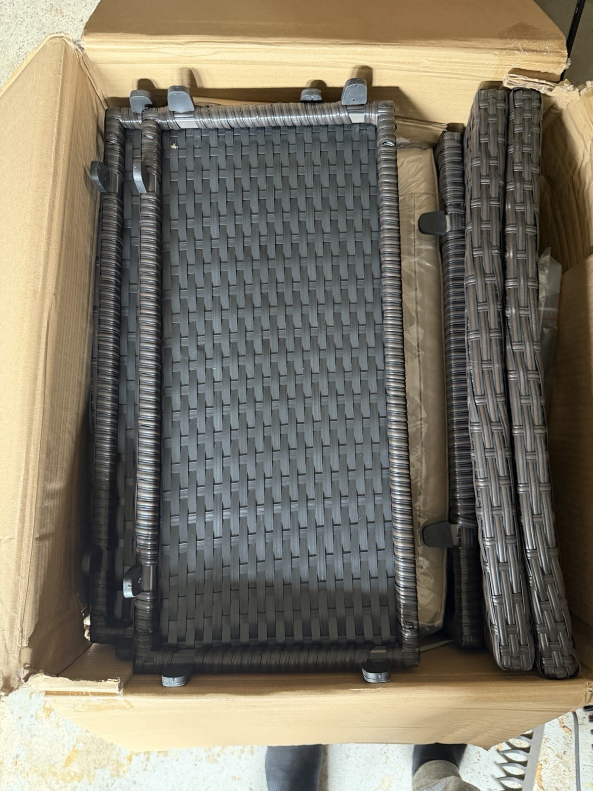 3 Piece Wicker Patio Set