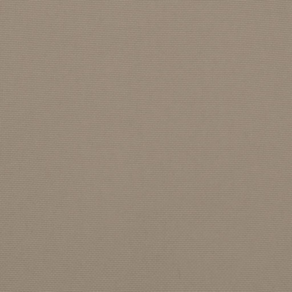 Chair Cushion Set of 4 Taupe Oxford fabric (100% polyester)