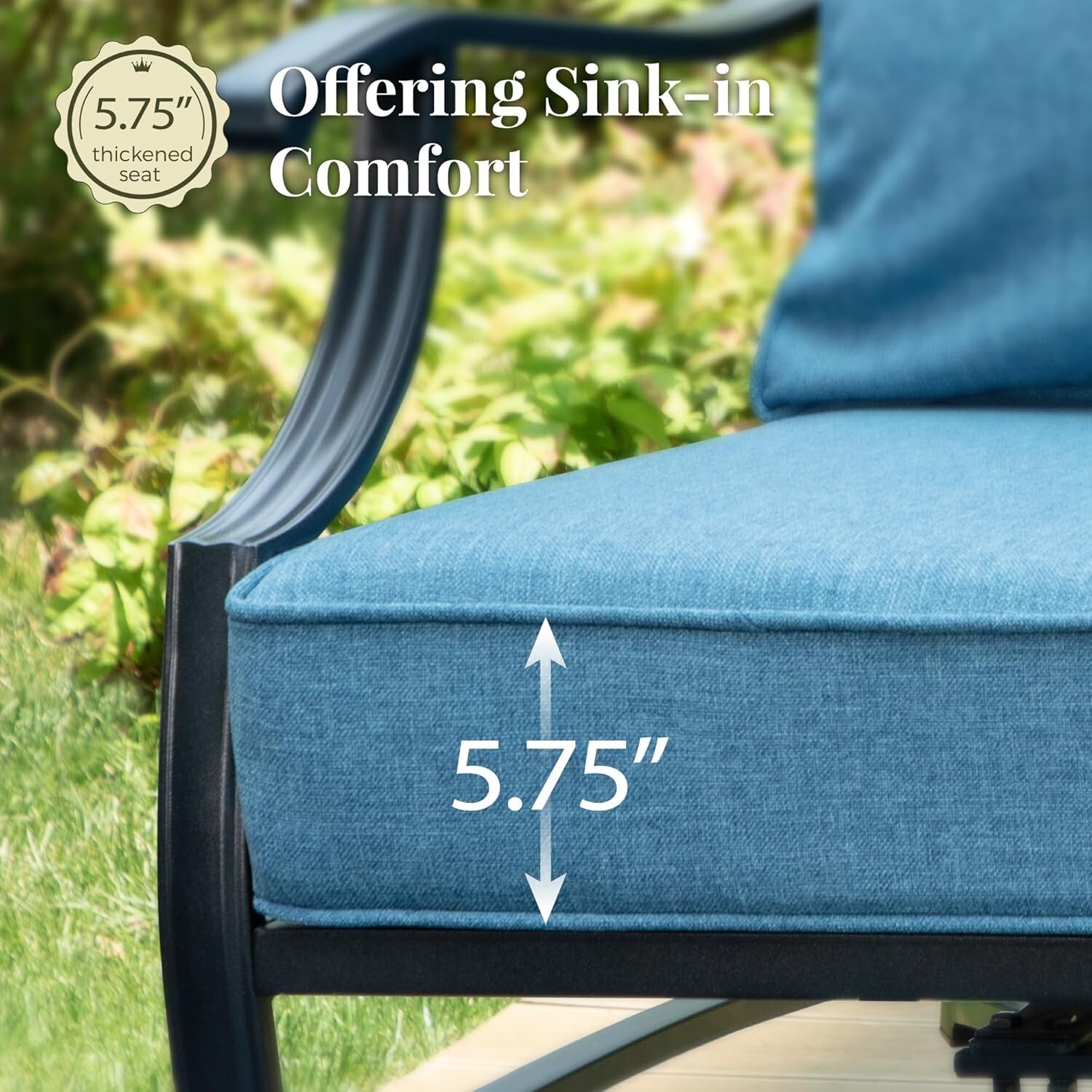Patio Conversation Set Patio Furniture Patio Sofa Set Outdoor Chat Set 6-Pieces