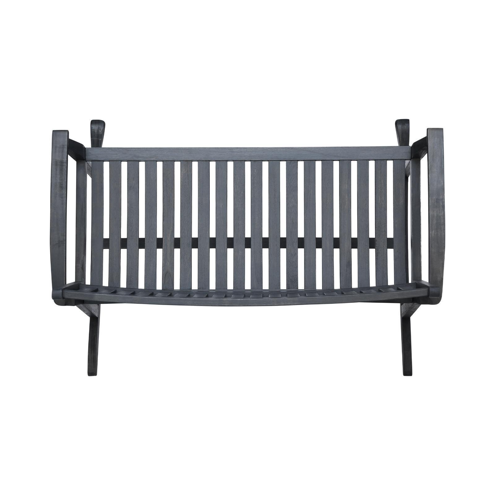 Rocking Loveseat Acacia Wood