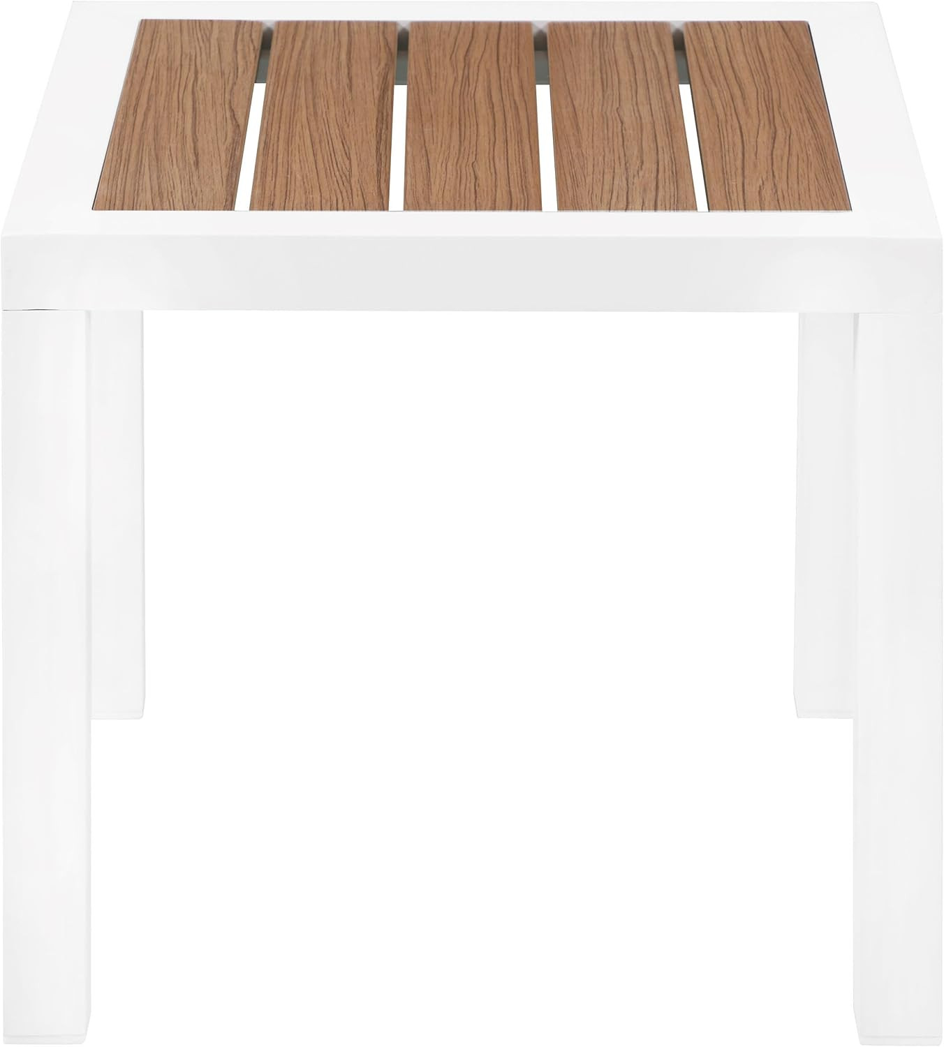 370-E Nizuc Collection Modern | Contemporary Outdoor Patio End Table with Durabl