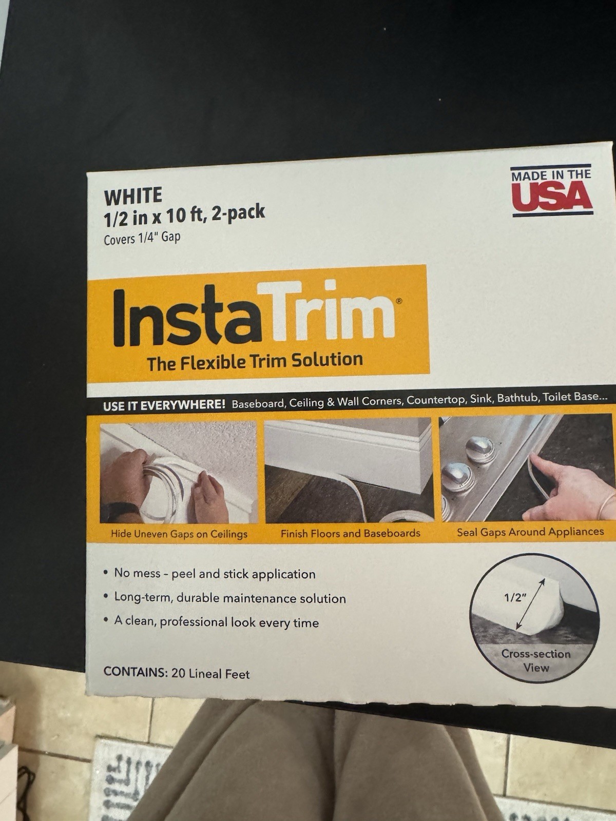 Instagram 1/2 Inch By 10 Feet Two (4) Packs