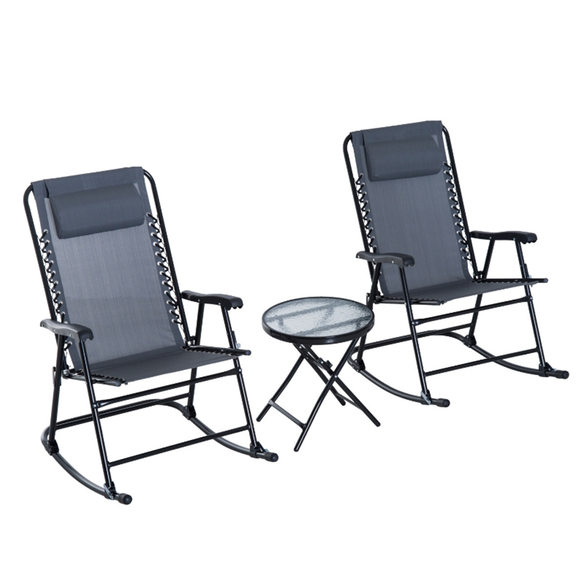 2 Garden Chair Rocking Chair Coffee Table