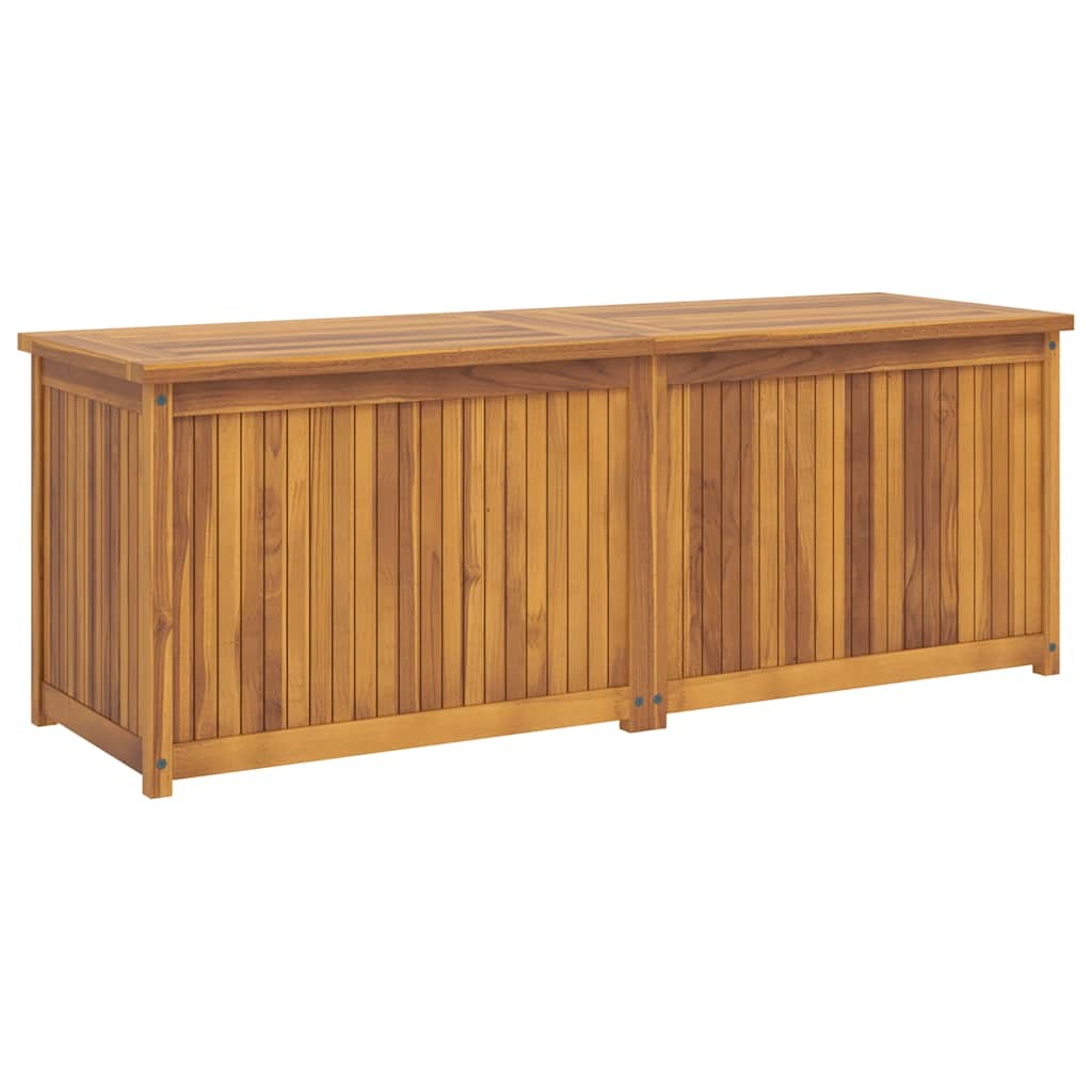 Patio Storage Box Deck Box Garden Outdoor Cabinet Chest Solid Wood Teak vidaXL