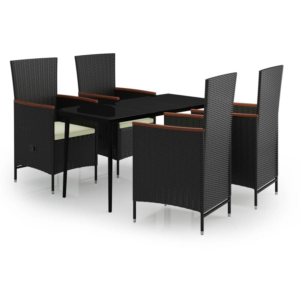 Patio Dining Set 3/5/7 Piece Multi Colors 31.5″/55.1″ Table Length vidaXL