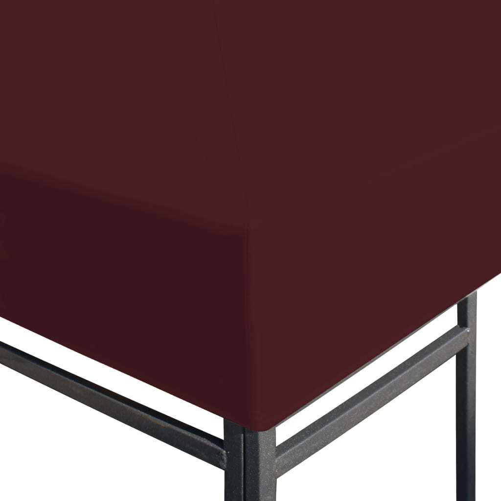 Gazebo Top Cover 9.1 oz/yd² 9.8’x13.1′ Bordeaux