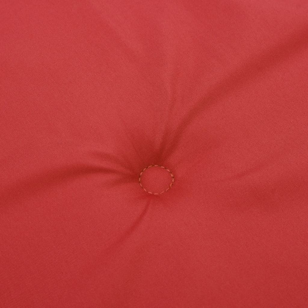 Garden Lowback Chair Cushions 6 pcs Red 39.4″x19.7″x1.2″ Oxford Fabric