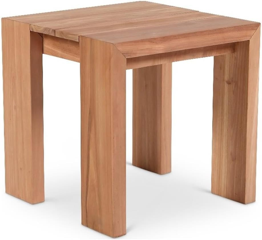 353-ET Tulum Collection Modern | Contemporary Outdoor Patio End Table with Solid