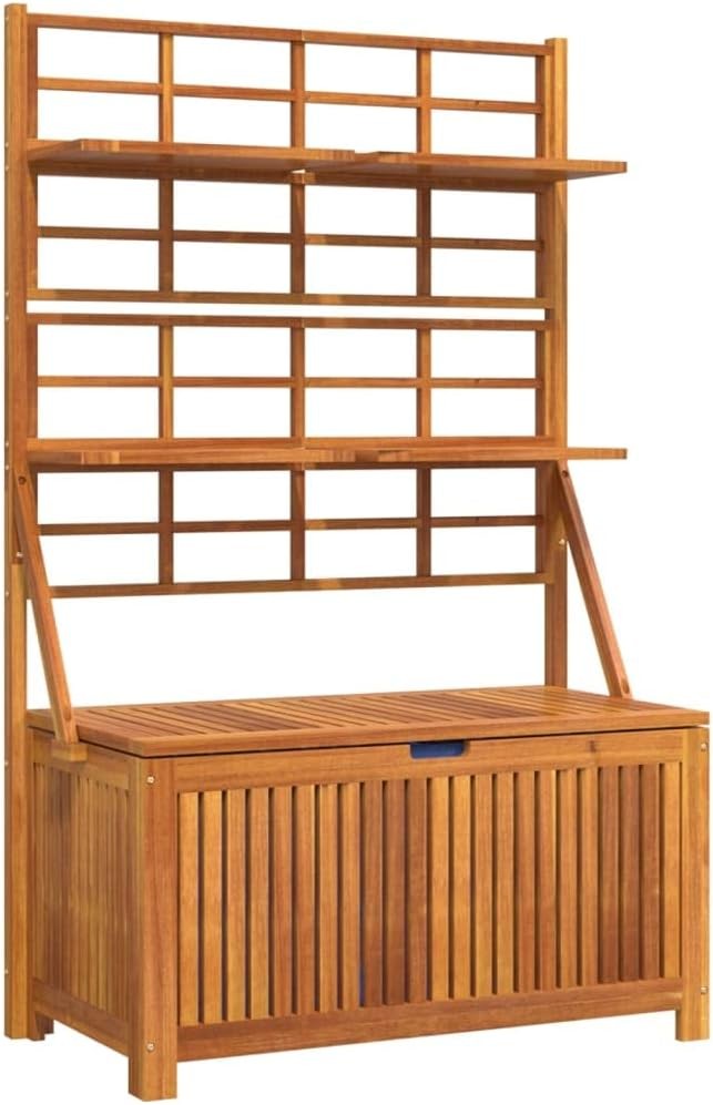 Tool Box Storage Box with Trellis Tool Chest for Outdoor Patio Porch Climbing
