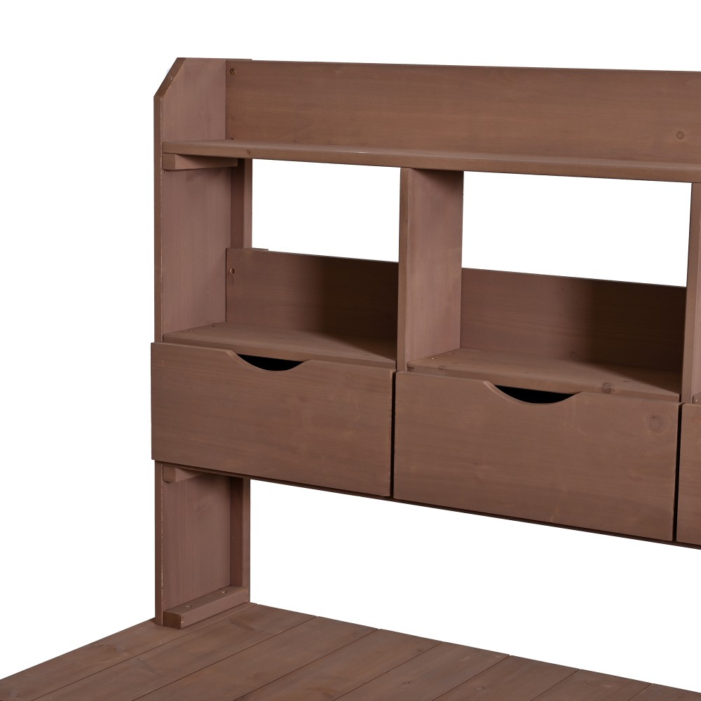 Rustic Wooden Farmhouse Potting Bench 44.6” Large Outdoor Garden Workstation