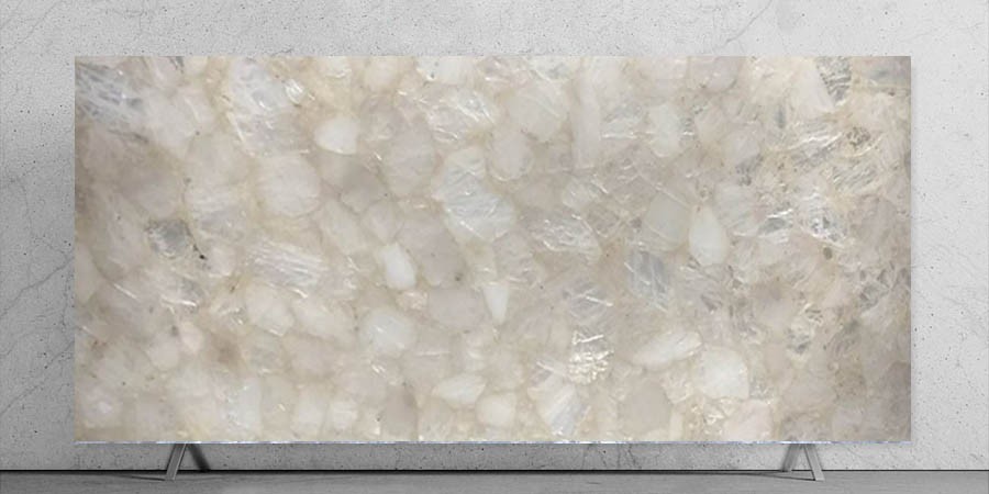 White Quartz Stone Countertop – Elegant Durable Slab for Home Renovation